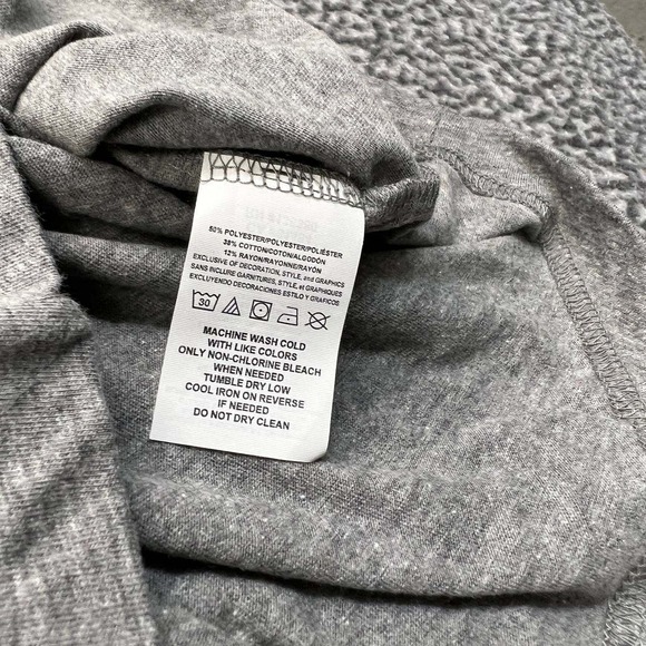 New York City FC Shirt Men Large Gray Fanatics Long‎ Sleeve Crew Neck New L - Picture 6 of 7